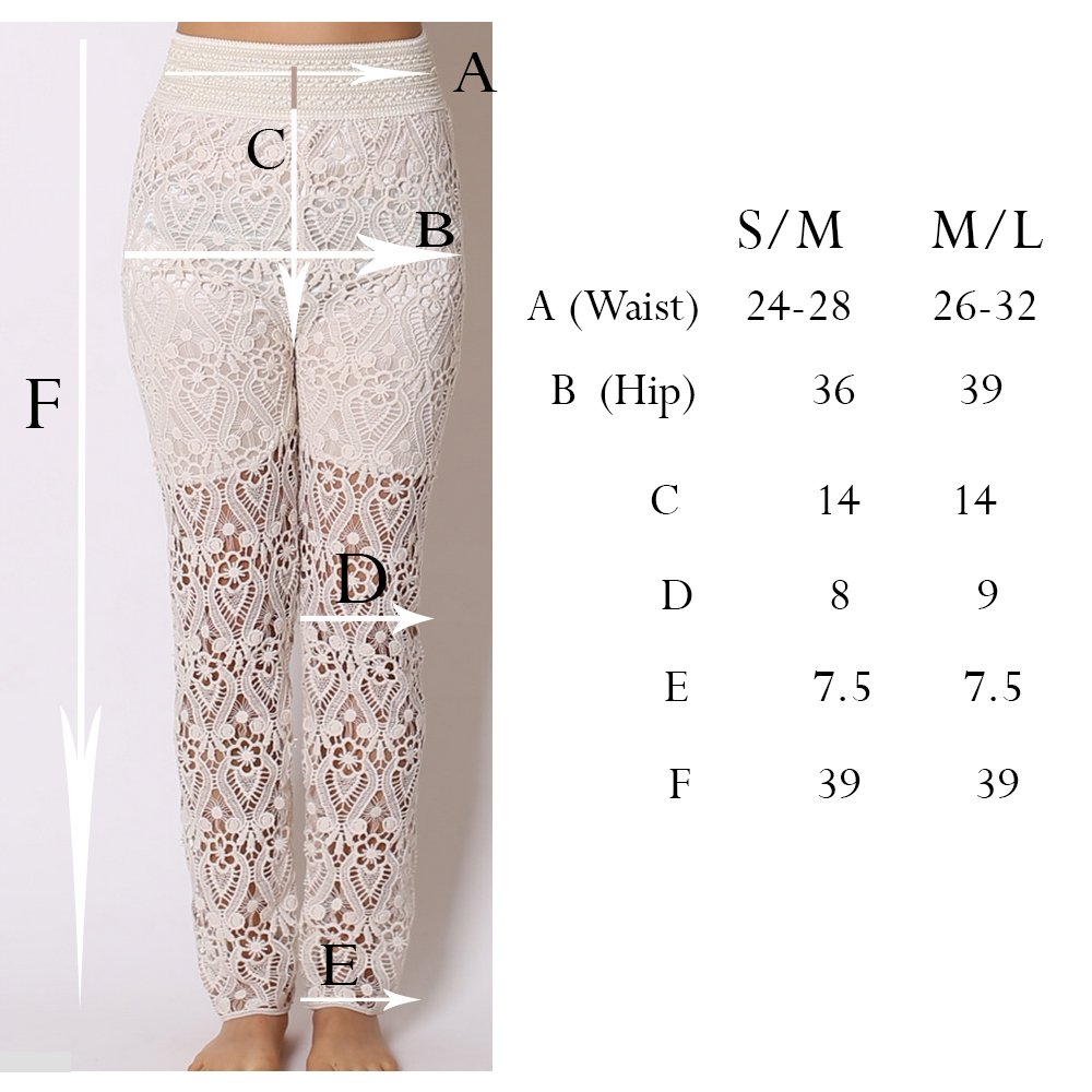 Amazon.com: TD Collections Women's Stretch Waist Crochet